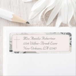 シャンパンピンク結婚レース ラベル