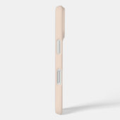 シャンパンピンク 無地 Case-Mate iPhoneケース (裏面 / 右)