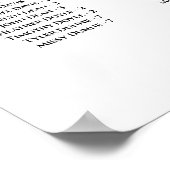 シャンパンピーチフローラアルファベット座席表 ポスター (角)