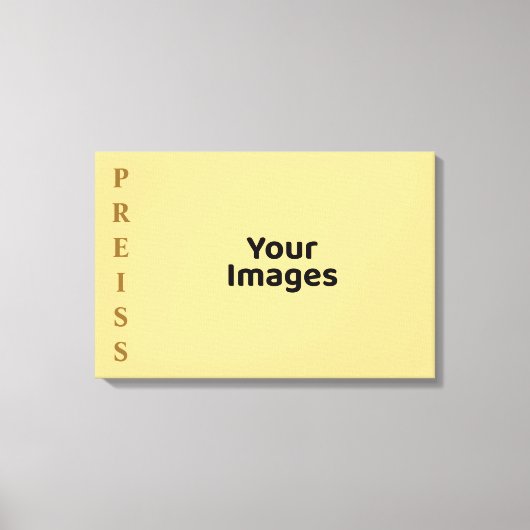 シャンパンファミリー名フォトディスプレイキャンバスプリント キャンバスプリント (正面)