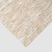 シャンパンフェイクグリッターゼブラストライプ 薄葉紙 (詳細)