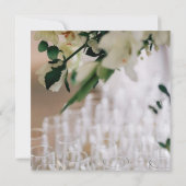 シャンパンフォトブランチ&バブリー手書き 招待状 (裏面)