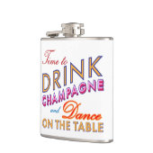 シャンパンフラスコを飲むカラフル時間 フラスク (左)