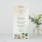 シャンパンフラワーグリーン結婚リー メニュー (スタンド正面)