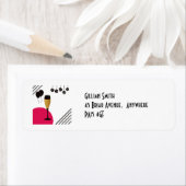 シャンパンフルート/バルーン/差出人住所 ラベル (インサイチュ)