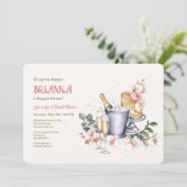 シャンパンブライダルシャワー 招待状 (スタンド正面)