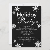 シャンパンブラック企業の招待状を飲む 招待状 (裏面)