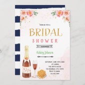 シャンパンブランシュテーマの招待状 招待状 (正面/裏面)