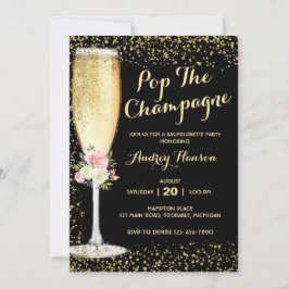 シャンパンブランシュ独身最後の夜の招待状 招待状