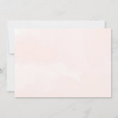 シャンパンブランチとバブルリーな花嫁のシャワー写真 サンキューカード (裏面)