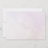 シャンパンブランチとバブルリーな花嫁のシャワー写真 サンキューカード (裏面)