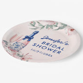 シャンパンブランチとバブルリーな花嫁の歓迎会 ペーパープレート (アングル)