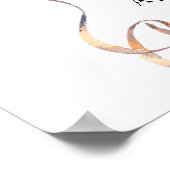 シャンパンブランチ&バブリーブライダルシャワーウェルカム ポスター (角)