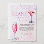 シャンパンブランチ&バブリーブライダルシャワー サンキューカード (正面)