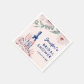 シャンパンブランチ&バブリーブライダルシャワー スタンダードカクテルナプキン (角)