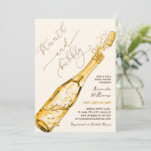 シャンパンブランチ&バブリーブライダルシャワー 招待状 (スタンド正面)