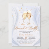 シャンパンブランチ&バブリーブライダルシャワー 招待状 (正面)