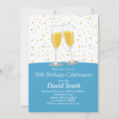 シャンパンブランチ&バブリー応援 招待状 (正面)