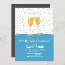 シャンパンブランチ&バブリー応援 招待状