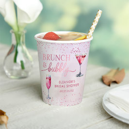 シャンパンブランチ＆バブルブライズシャワー 紙コップ