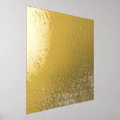 シャンパンブリーズ抽象芸術フォトフォイルプリント 箔ポスター (レイダウン)