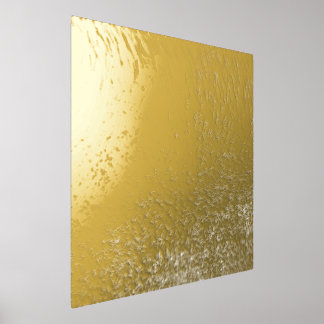 シャンパンブリーズ抽象芸術写真 箔ポスター