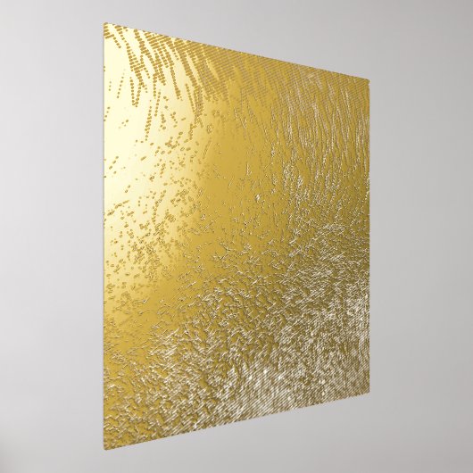 シャンパンブリーズ抽象芸術写真 箔ポスター (レイダウン)