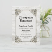 シャンパンブレックファースト素朴ブリーチドウッド 招待状 (スタンド正面)