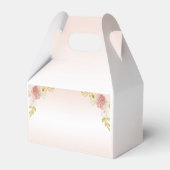 シャンパンプリンセスドレスキンセニェラ誕生日 フェイバーボックス (裏面サイド)