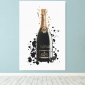 シャンパンプリント キャンバスプリント (インサイチュ (ウッドフロア))