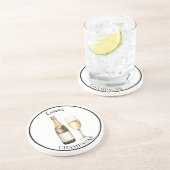 シャンパンプロセッコ恋人の名石 コースター (側面)