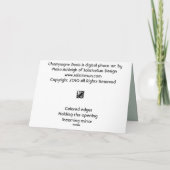 シャンパンプールズ カード (裏面)