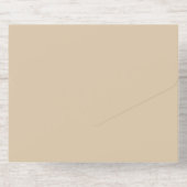 シャンパンベージュ オールインワン招待状 (背面)