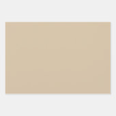 シャンパンベージュ ラッピングペーパーシート (正面2)