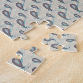 シャンパンペイズリーパターン ジグソーパズル (側面)