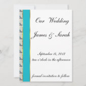 シャンパンペイズリーパターン セーブザデート (裏面)