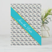 シャンパンペイズリーパターン セーブザデート (スタンド正面)