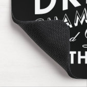 シャンパンホリデーブラックマウスパッドを飲む時間 マウスパッド (コーナー)