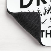 シャンパンホワイトマウスパッドを飲む時間 マウスパッド (コーナー)