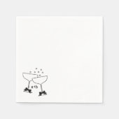 シャンパンボウ スタンダードカクテルナプキン (正面)