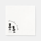 シャンパンボウ スタンダードカクテルナプキン (正面)