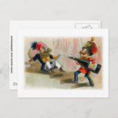 シャンパンボトルコークが迷う ポストカード (正面/裏面)