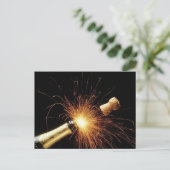 シャンパンボトルニューイヤーズイブ シーズンポストカード (スタンド正面)