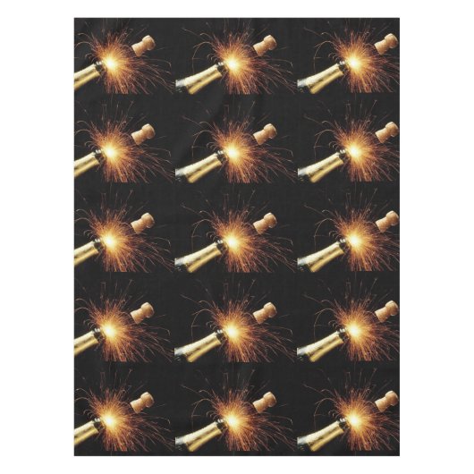 シャンパンボトルニューイーブ テーブルクロス (正面)