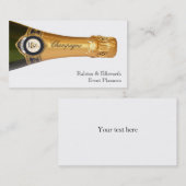 シャンパンボトル名刺 名刺 (正面/裏面)