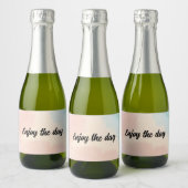 シャンパンボトル楽しむラベル日ラベル スパークリングワインラベル (ボトル)