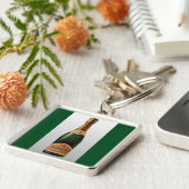 シャンパンボトル キーホルダー (側面)