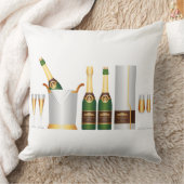 シャンパンボトル クッション (ブランケット)