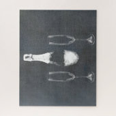 シャンパンボトル ジグソーパズル (縦)