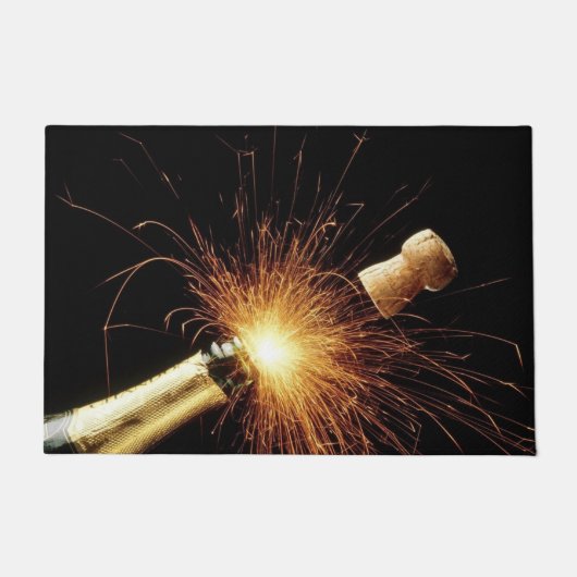 シャンパンボトル ドアマット (正面)